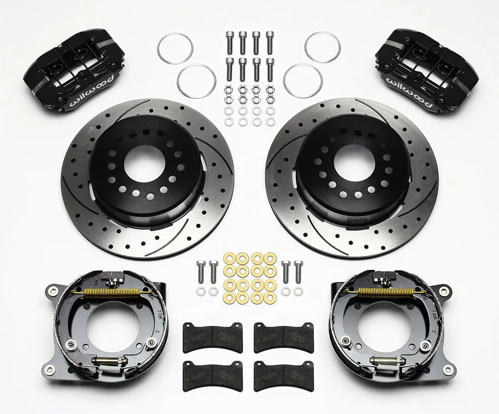 1957 - 1964 Chevrolet Forged Dynapro Low-Profile Rear Parking Brake Kit - 140-11827 product image