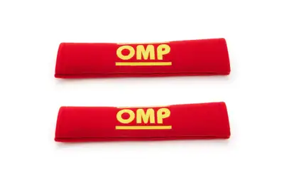OMP Racing INC Harness Pads Red Used w/ 2in Belts