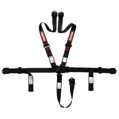 Racequip Harness 5pt L&L 2in P/U Lap Black SFI 16.1