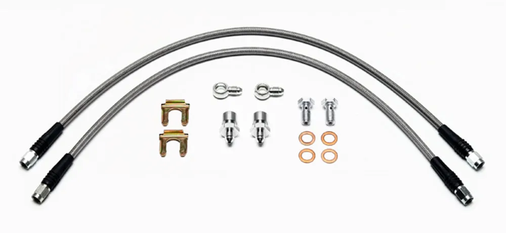 Wilwood Brakes Wilwood Flexline Kit D52 Caliper 18in w Banjo 10mm -38-24 Chassis