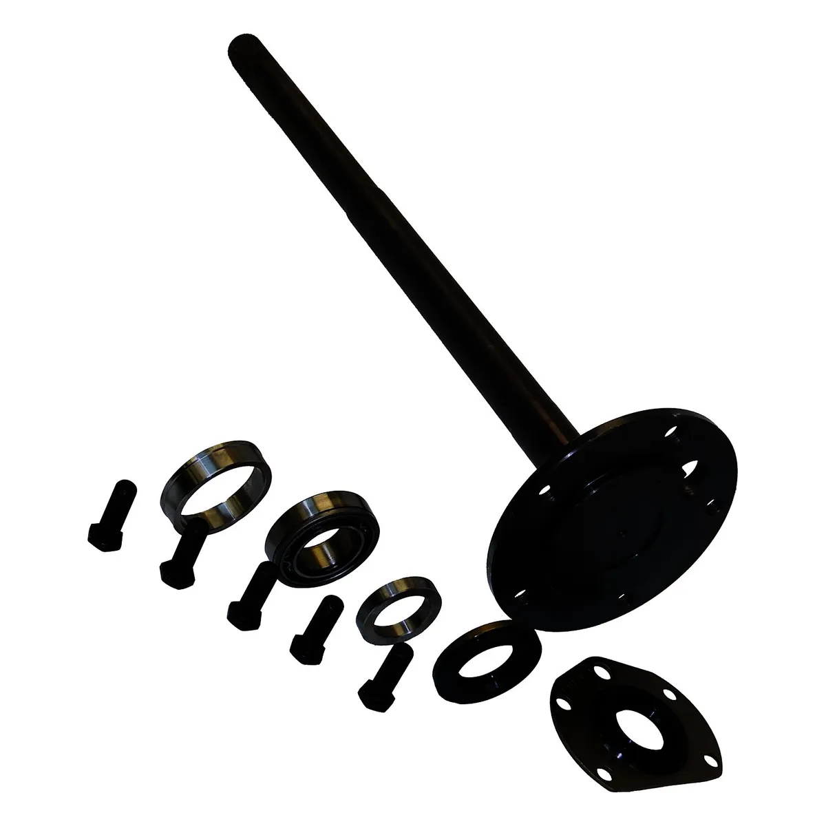 Crown Automotive Jeep Replacement J81338851 Left Rear One Piece Axle Kit for 1982-86 Jeep CJ-7, CJ-8, 25-5/8 Overall Length product image