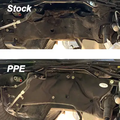 Pacific Performance Engineering Heat/Sound Insulator Firewall 01-07 GM 6.6L Duramax Black PPE Diesel