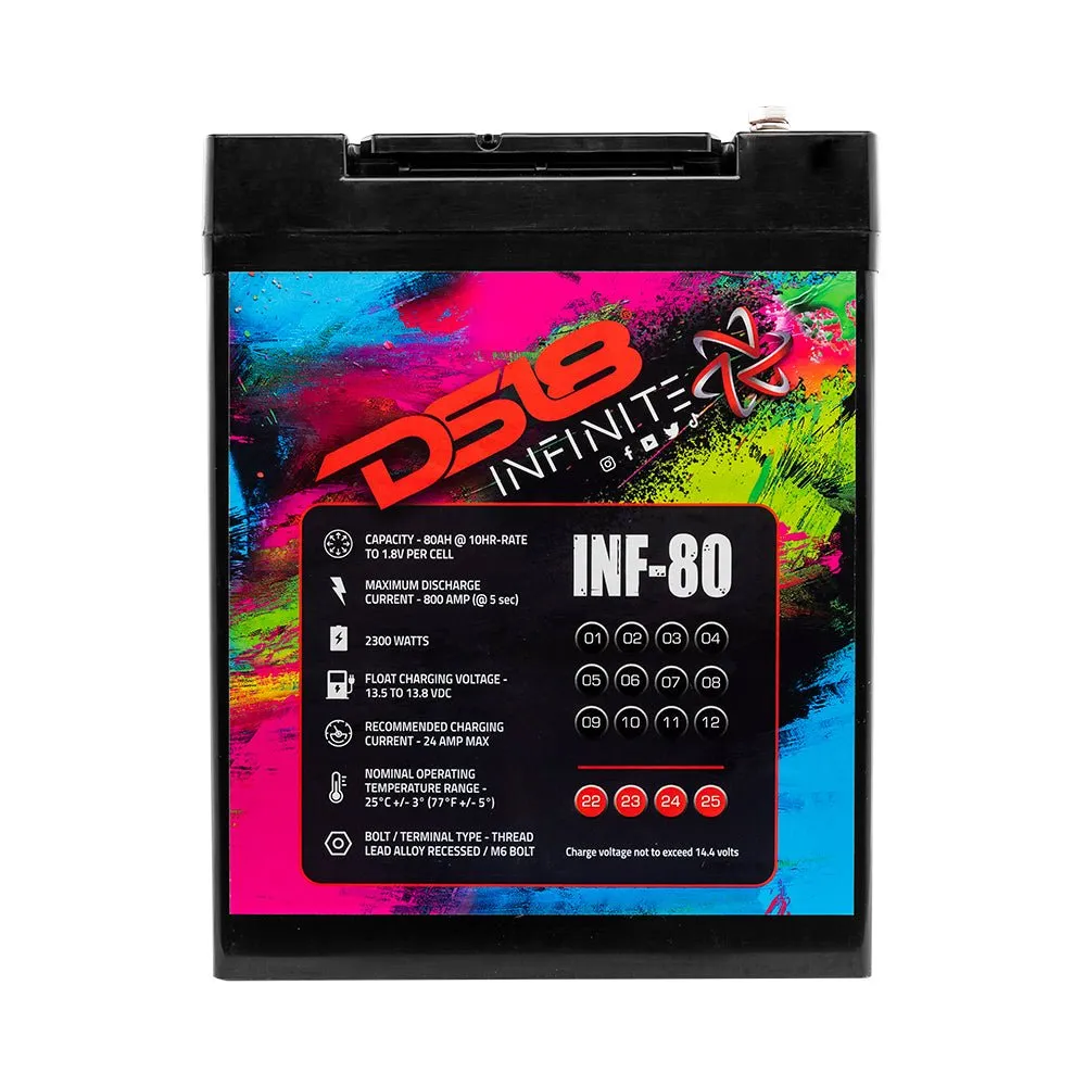 INFINITE 80 AH AGM Power Cell 12 Volt Battery product image