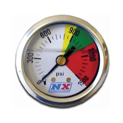 Nitrous Express Nitrous Express - Nitrous Pressure Gauge Only (0-1500 Psi) - 15508