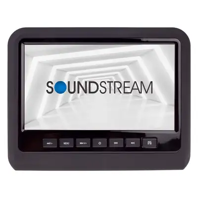 Soundstream Headrest Mount Dvd W/9in Lcd & Mobilelink 3 Color Changeable