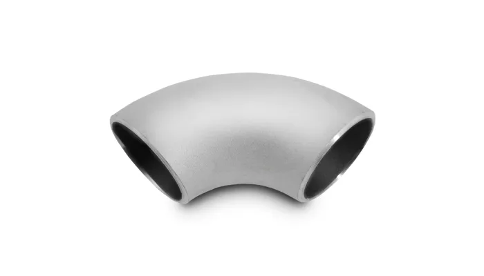 90 Degree Stainless Steel Bend; 1.5 in. Nominal Pipe Size; 1.89 in. Actual OD; 1.65 in. Actual ID; 2.25 in. Center To Face; Long Radius; Sch. 10 Elbow; Natural; product image