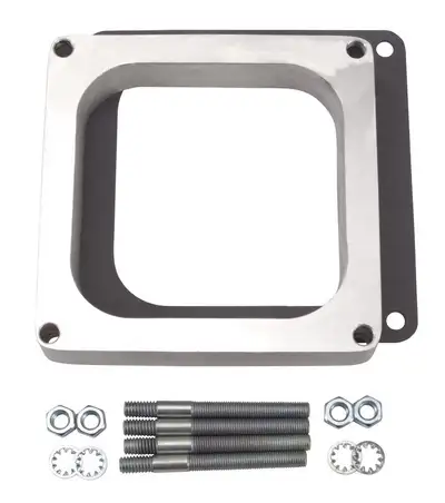 Edelbrock Edelbrock 8717 Carburetor Spacer #8717 Open Center 1in Thick For Holley 4500 Series