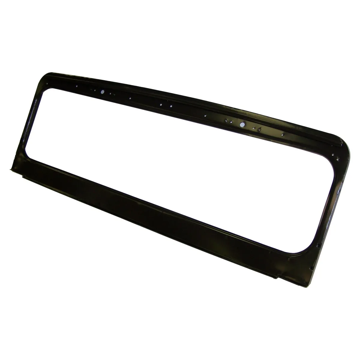 Crown Automotive Jeep Replacement 1952-1963 M38A1;1955-1969 CJ-5;1955-1969 CJ-6;w/ Top-Mounted Wipers; Inside Dimensions of Hole are 56.5"(L) X 13.5"(H); INCORRECTLY Marked by Shiniest as 1953-1967 CJs