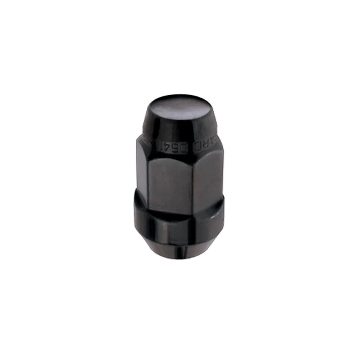 Hex Lug Nut M14x1.5 Cone Seat Bulge 22mm Hex 1.945 in Oal Black (4 Pk) product image