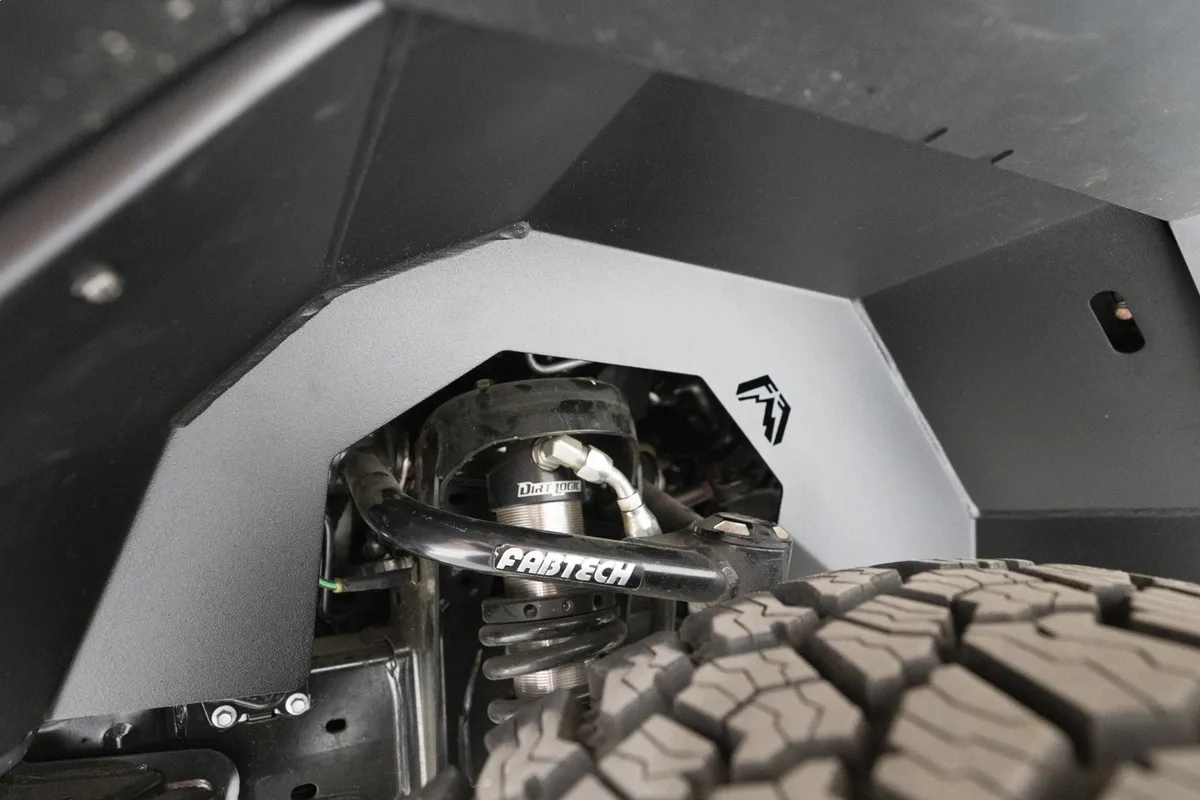 Inner Fender; Front; Black Powder Coat; Steel Construction; product image