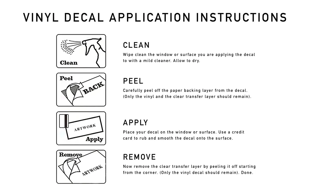 Reaching Out Rear Window Decal product image