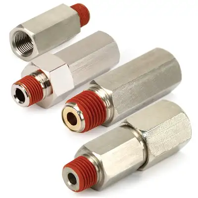 Viair "3/8"" (F) TO 3/8"" (M) Black Nickel Plated Check Valve"