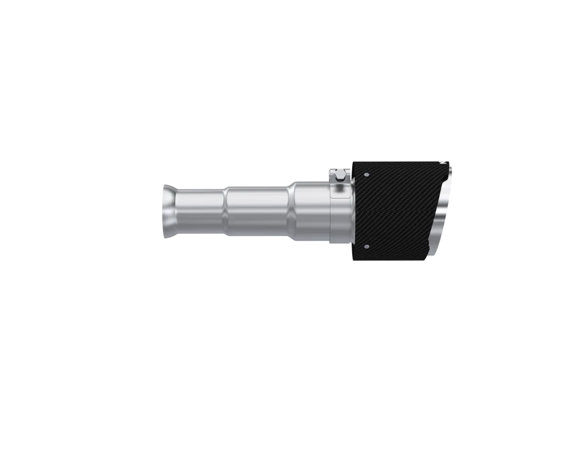 2009-2018 Ram 1500 and 2019-2024 Ram 1500 5.7L Hemi Carbon Fiber Exhaust Tips, 5 Inch OD Dual Wall Angle Cut. Sold In Pairs MBRP product image