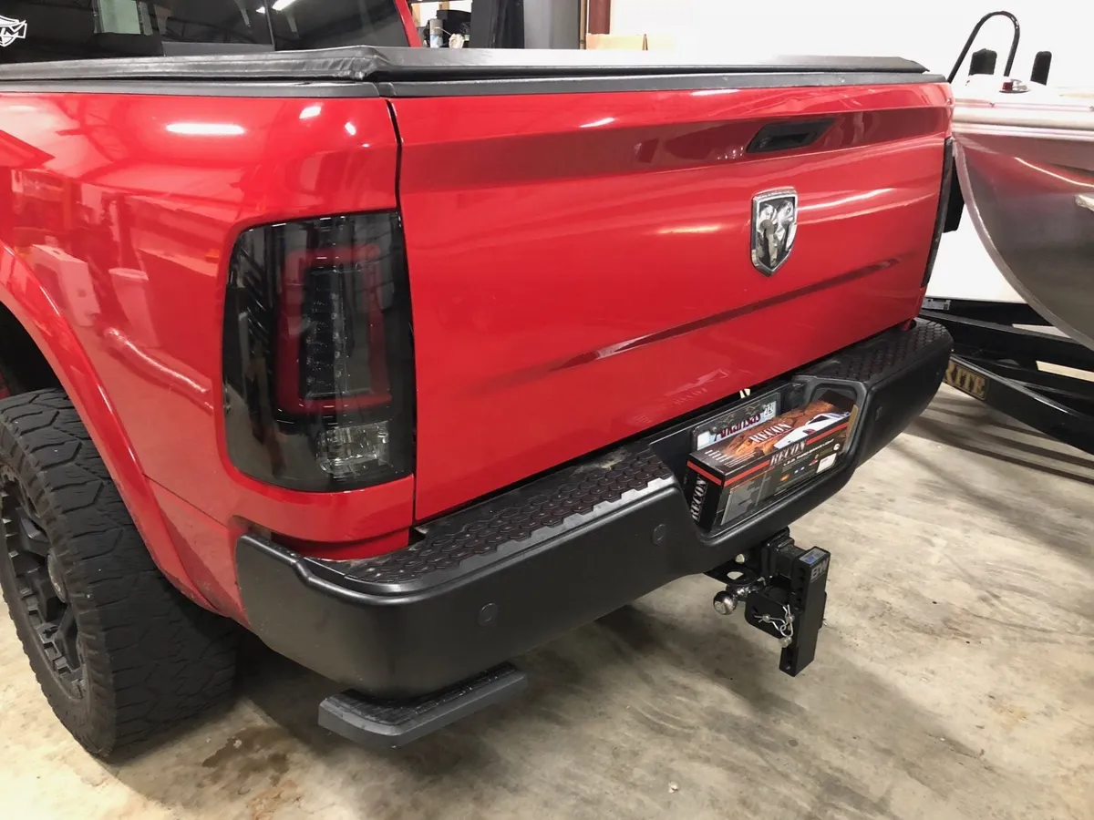 Dodge 09-18 RAM 1500 And 10-18 RAM 25003500 Oled Tail Lights Replaces Factory OEM Halogen Tail Lights - Smoked Lens product image