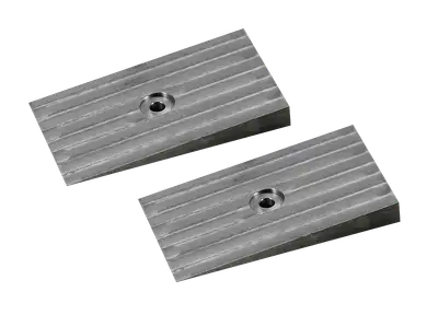 Warrior Products Machined Steel Shims for 2" Wide Leaf Springs (6 Degrees)