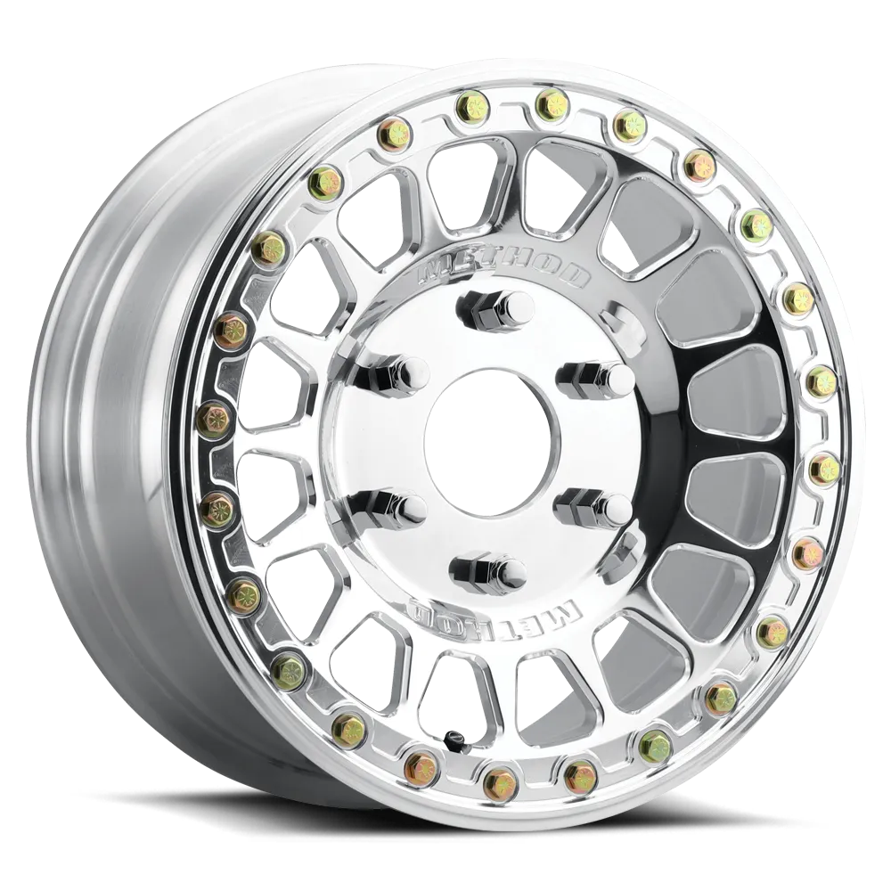 MR413 Beadlock 15x7 5 2 38mm Offset 6x5.5 78.3mm Centerbore Polished w BH-H24100 product image