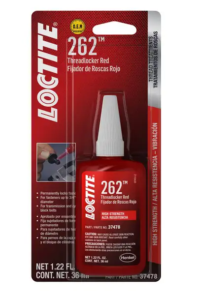 Loctite Threadlocker 262 Red 36ml/1.22oz