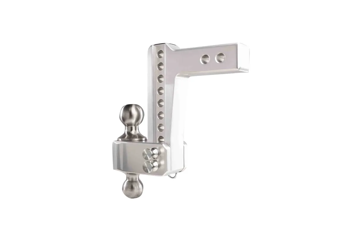 2.0" Aluminum Medium Duty Hitch 6" Drop/Rise w/ Stainless Steel Dual Ball product image