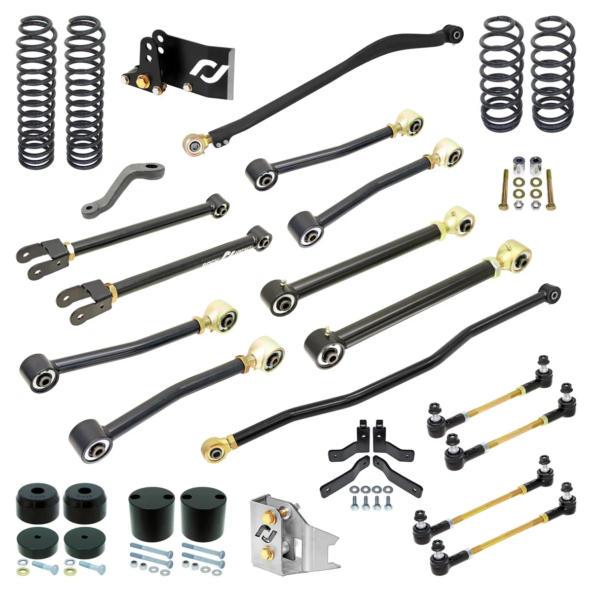 Pro Edition Johnny Joint Suspension System for JK Wrangler (2-door) 4 Inch lift RockJock 4X4 product image