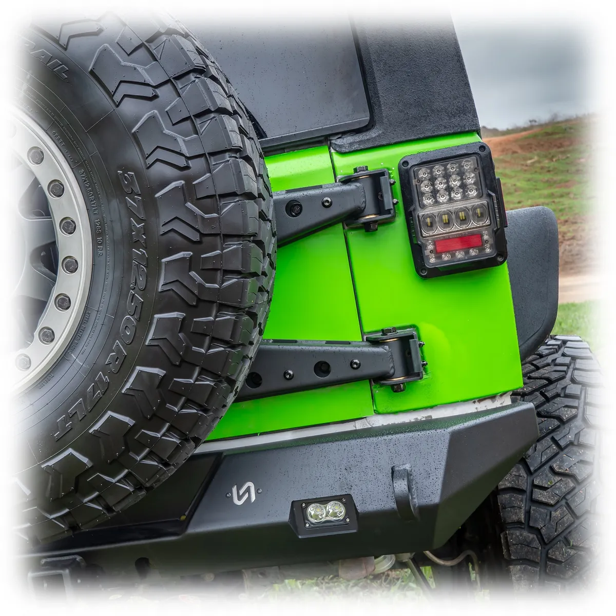 Turn Offroad Tire Carrier and Tailgate Reinforcement - JK product image