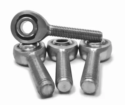 Steinjager Inch Male 3/4-16 LH x 5/8 Bore Chrome Moly Housing, Nylon Race Narrow 4 Pack