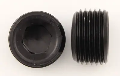 XRP 3/8in Male Pipe Plug (2pk) Black