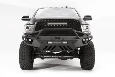 Fab Fours 1618 RAM 2500/3500(19 Classic)vengeance Front Sensor Bmper W/Prerunner Guard Matte Black