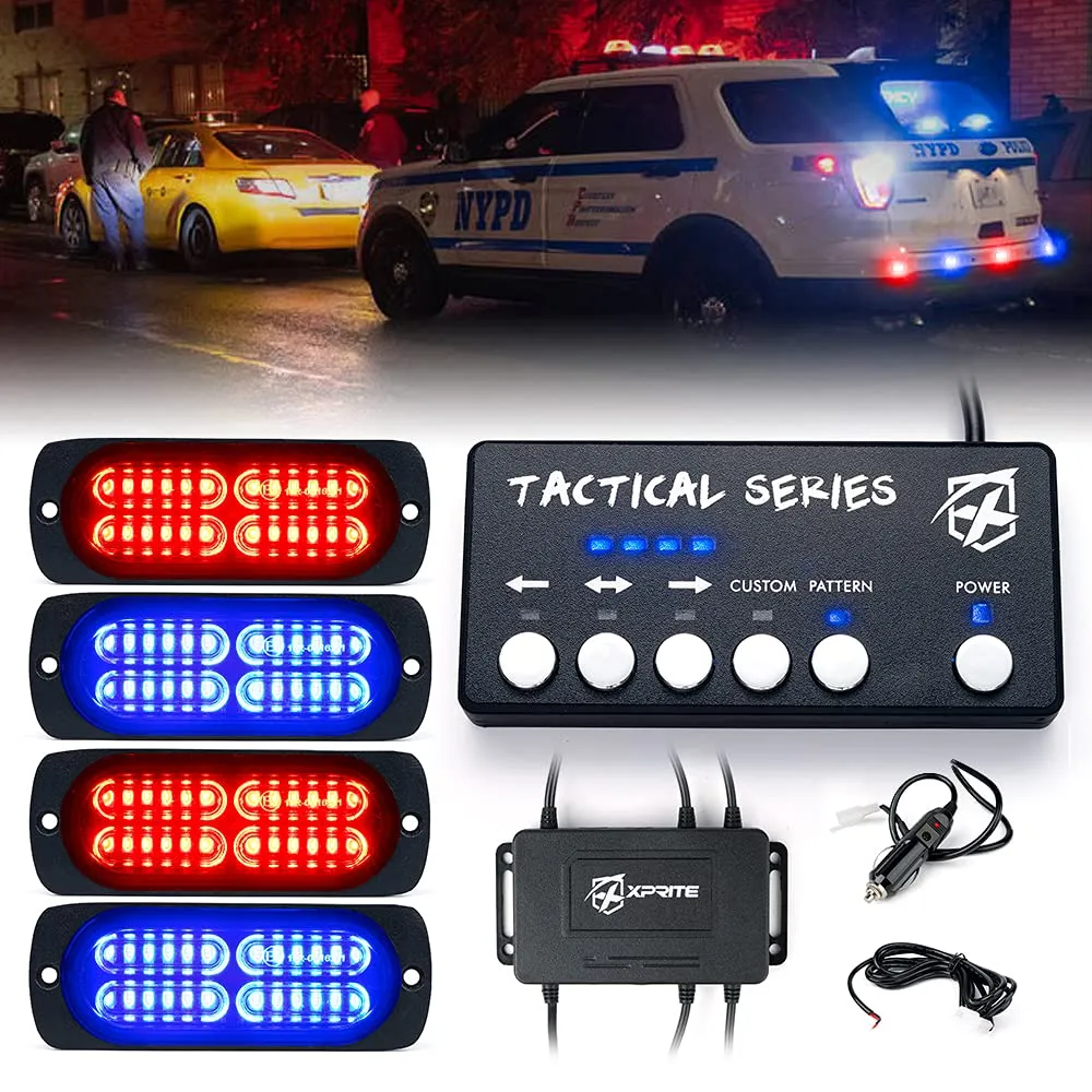 Xprite Grille and Surface Mount Light - Set of 4 | Tactical 24 Series product image