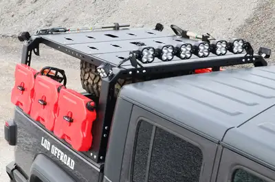 LoD Offroad LOD Black Ops Bed Rack Light Bar Mount (Black Powder Coated)