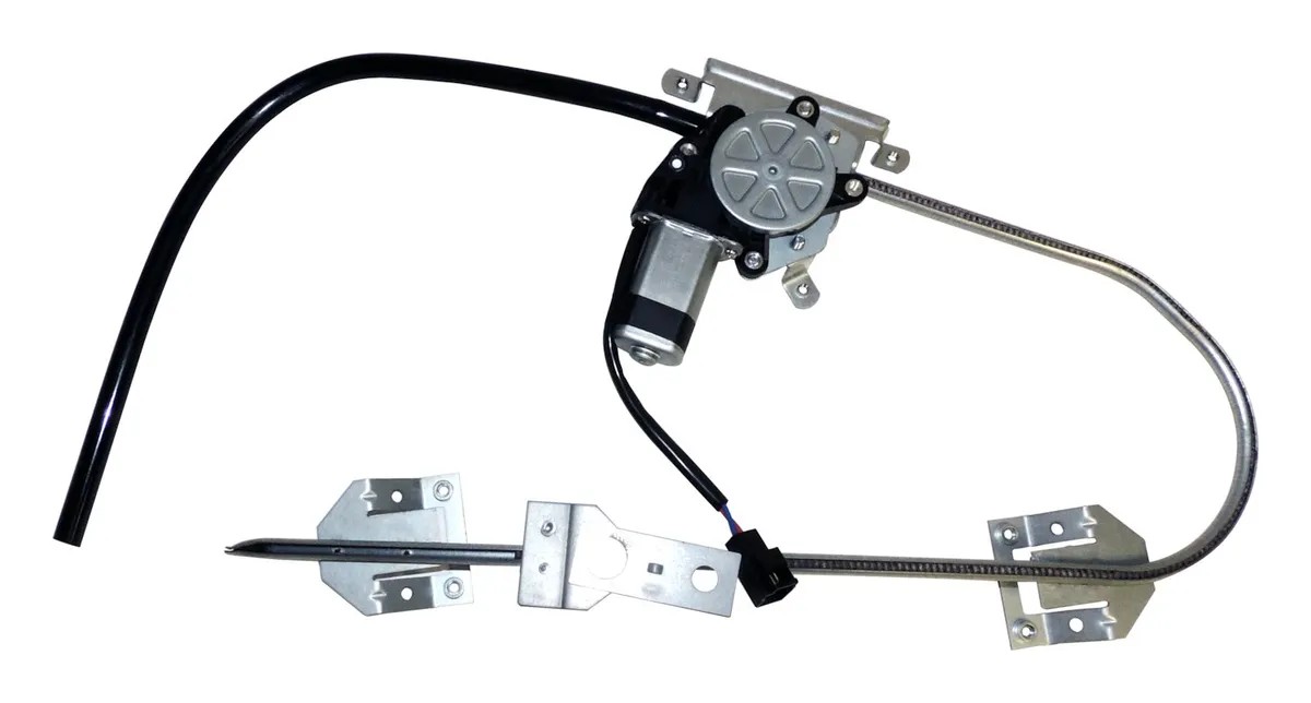 Crown Automotive Jeep Replacement Crown Automotive Jeep Replacement 55235647 Left Front Power Window Regulator for 1991-1996 Jeep XJ Cherokee and MJ Comanche