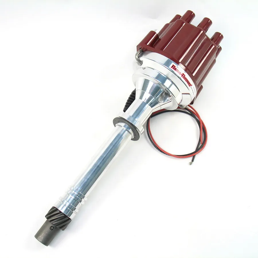 Pertronix PerTronix Marine Billet Distributor for Chevrolet Small Block/Big Block Engines (Ignitor II) - Red / Female - D200801