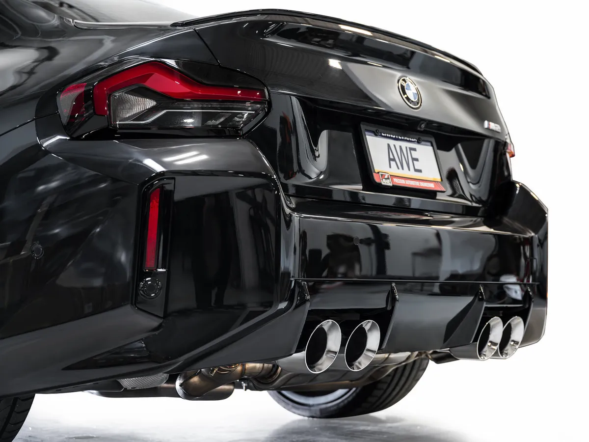 AWE SwitchPath™ Exhaust for BMW G87 M2 - Chrome Silver Tips product image
