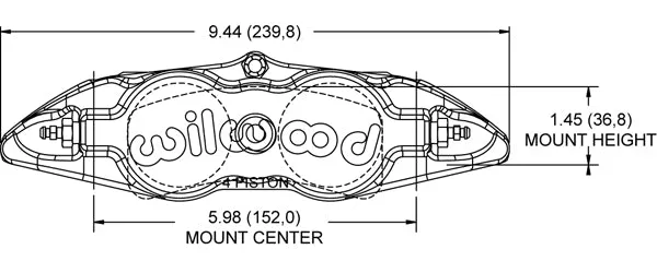 Forged Narrow Superlite 4 Radial Mount - 120-11784 product image