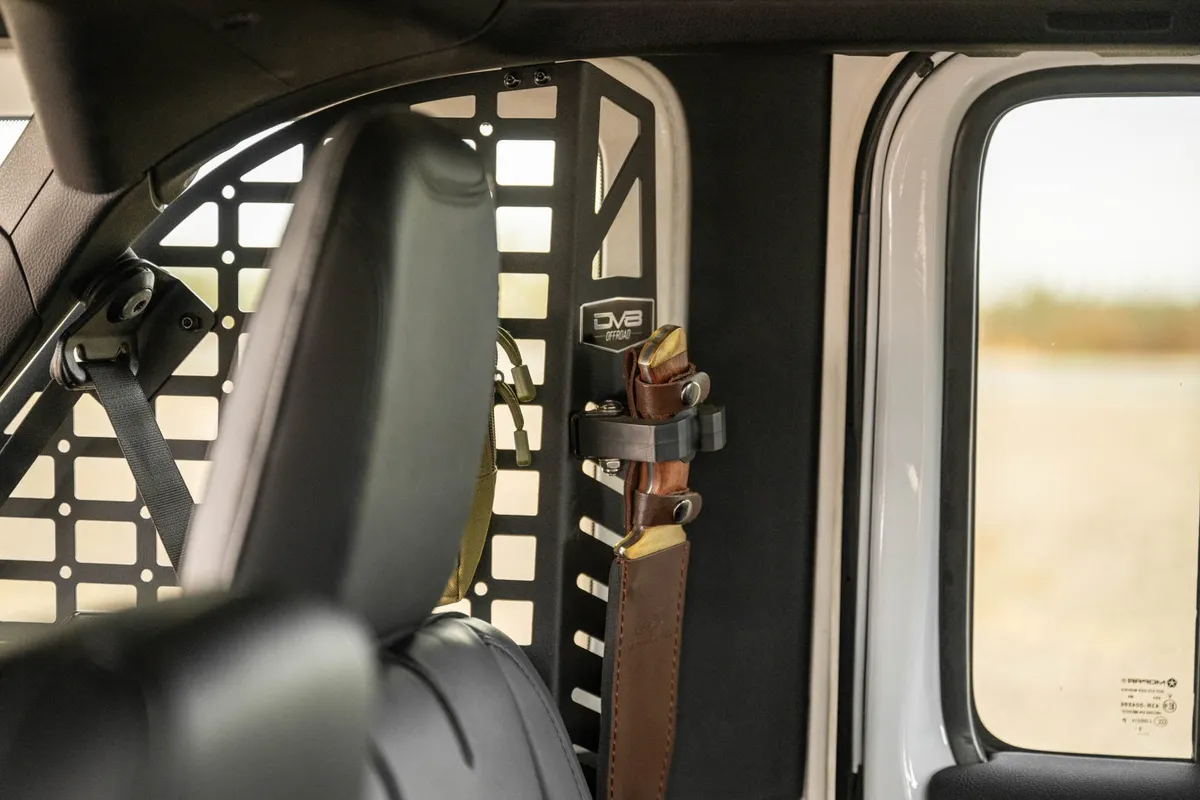 2018-2025 Jeep Wrangler 4-Door DV8 Offroad Rear Window Pocketed Molle Panels product image