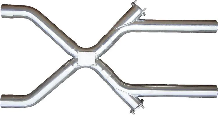 Xchange X-Pipe Crossover Kit Intermediate Pipe 3 in Hardware Inc Polished 304 Stainless Steel Pypes Exhaust product image