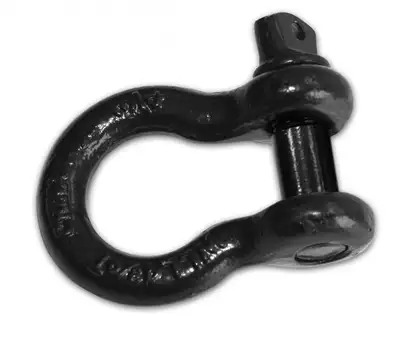 Bulldog Winch 3/4 Inch Shackle 9.5k WLL Powder Coat Black Bulldog Winch