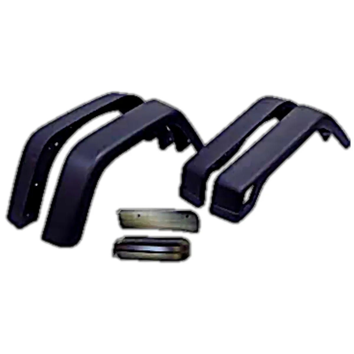Fender Flare Kit; 6 Piece; 7 in. Wide; Flat Black; product image