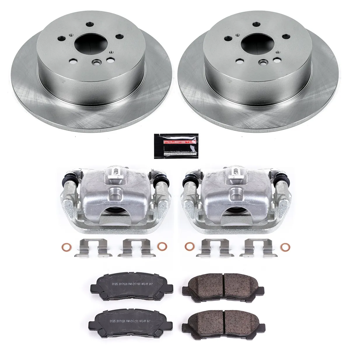 Z17 Direct Replacement Kit: Rotors; Ceramic Pads; Calipers product image