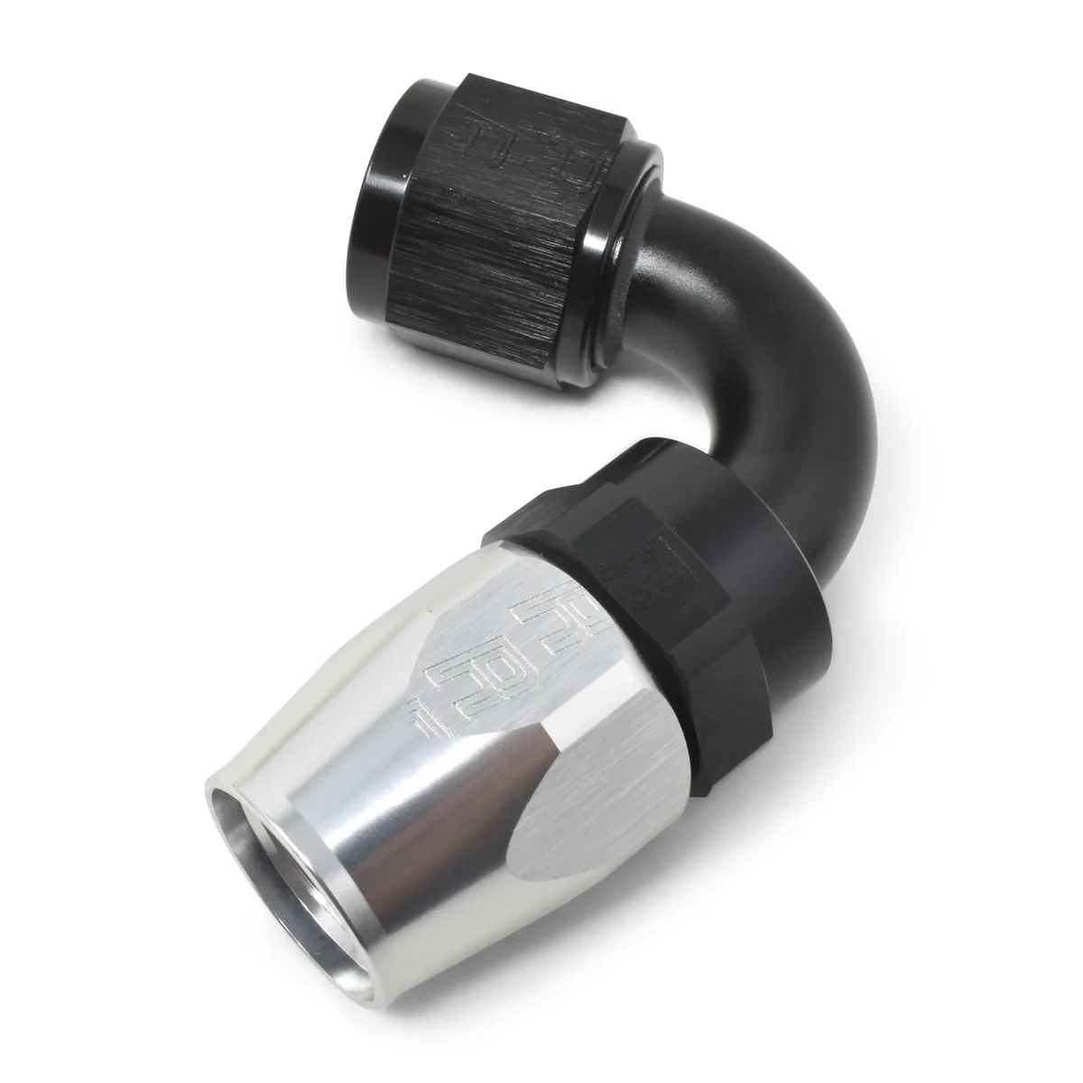 6AN 120Deg Swivel Tight Radius CLR/BLK product image