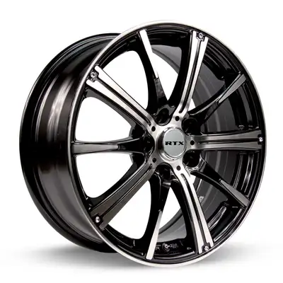RTX Wheels Spark 14x5.5 4x100 Et38 Cb73.1 Black Machined