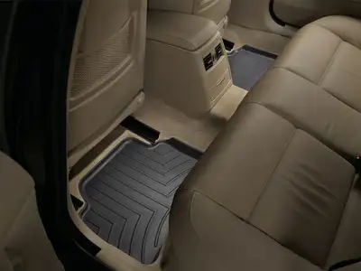 Weathertech 2006 + BMW 3-Series Black Rear FloorLiner Fits E90 E91 E92 and E93 Chasis