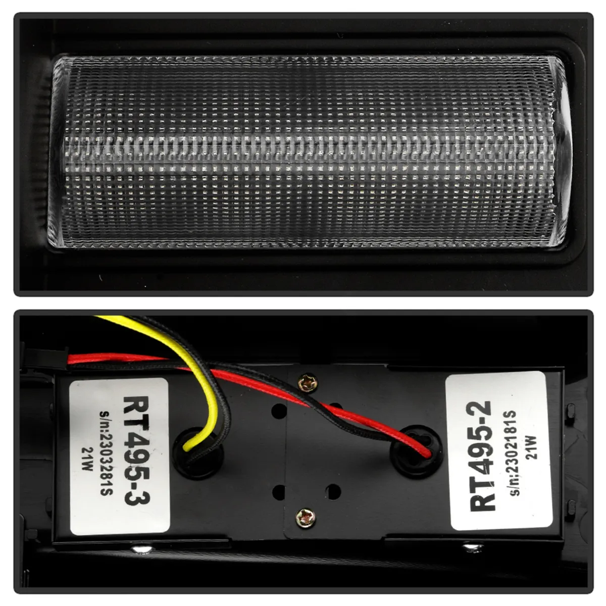( Spyder ) Chevy Tahoe / Suburban 2021 - 2023 Halgen Model Only ( Not Compatible With Factory LED Model ) LED Tail Lights - Greeting Lights - LED White Light Bar Parking Light - Black product image