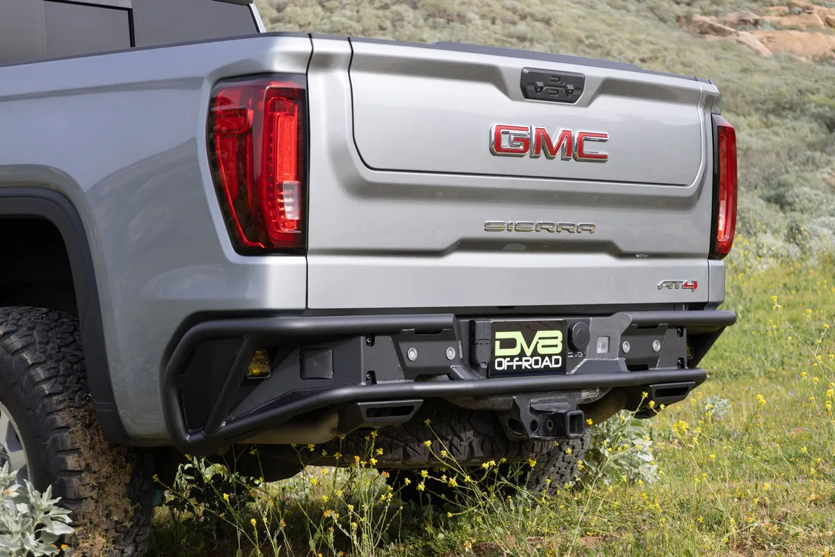 DV8 Offroad 2019-2025 Chevy Silverado GMC Sierra 1500 Tube Rear Bumper RBCS1-04 product image