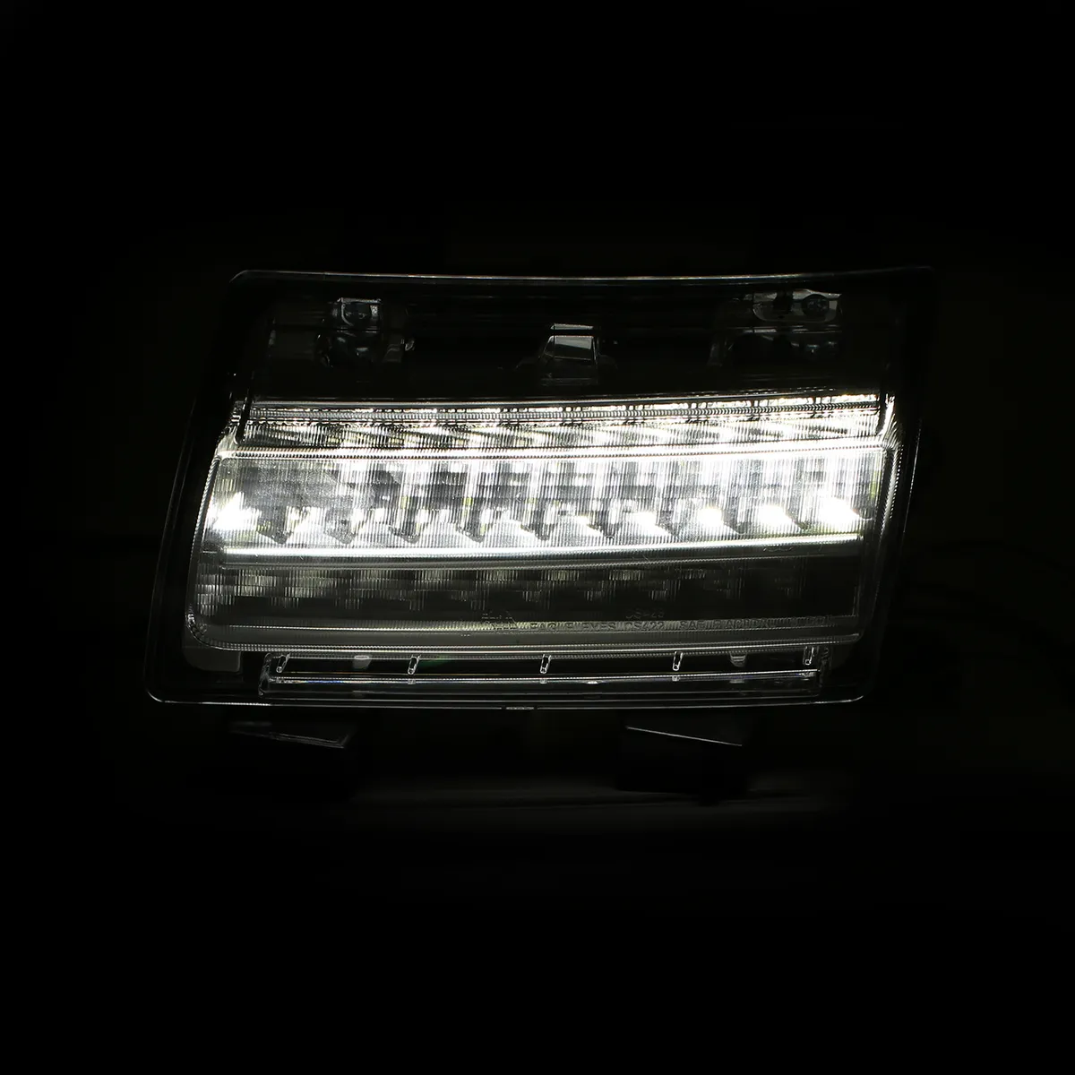 Side Marker Light Assembly; LED; Chrome Clear; w/Sequential Signal; Pair; product image