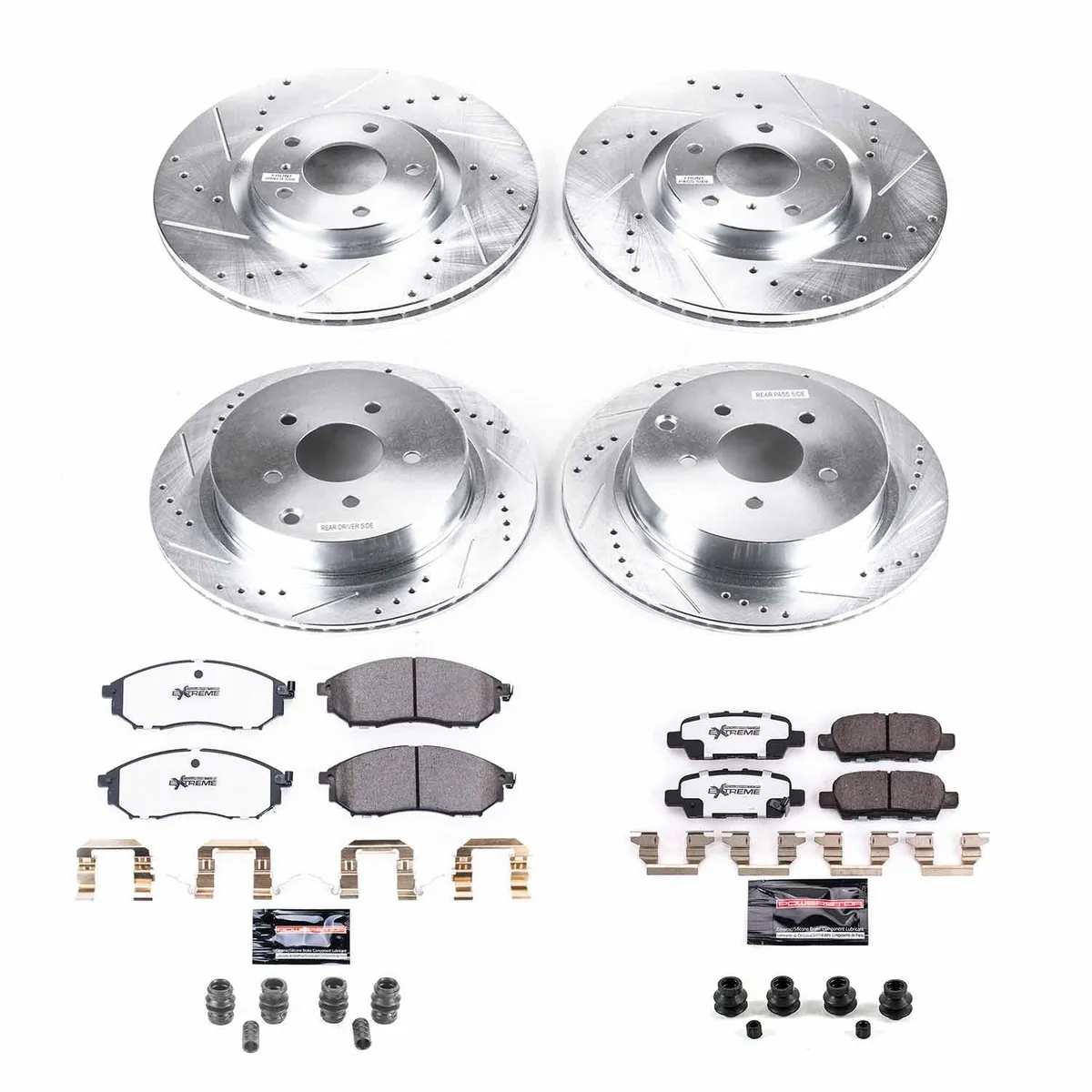 Z26 Street Warrior Upgrade Kit: Drilled/Slotted Rotors; Carbon-Fiber Ceramic Pads W/Hardware product image