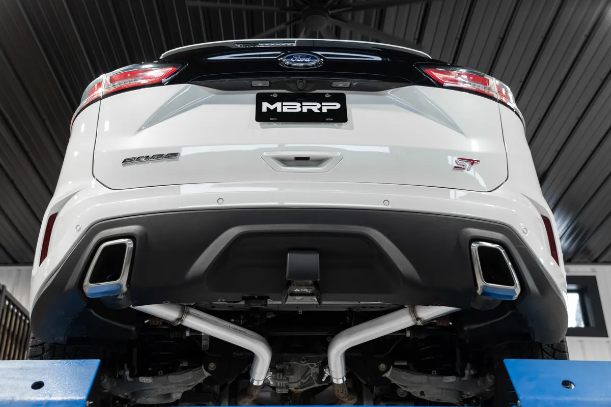 19-Up Ford Edge ST 2.0L EcoBoost V6 Aluminized Steel 2.5 Inch Axle-Back Dual Rear Exit MBRP product image