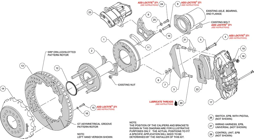 Kitrearepbaero4big Fordnew Style 2.50 Offset14.00 Rotorsrpred product image