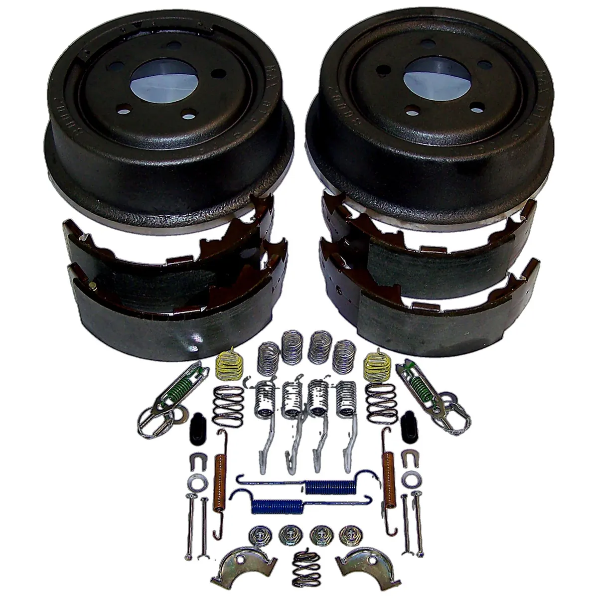 Drum Brake Service Kit 1990-1995 YJ Wrangler w/ 9" X 2-1/2" Drums; 1997-2000 TJ Wrangler (thru 3/9/2000); 1990-2000 XJ Cherokee, MJ Comanche w/ 9" X 2-1/2" Drums (thru 3/9/2000); product image
