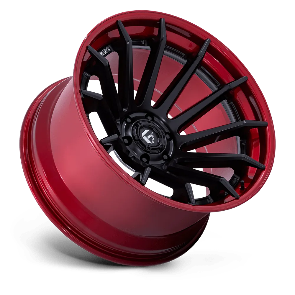 Fuel Wheels | Burn | Matte Black w/ Candy Red Lip product image