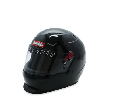 Racequip Pro25 Auto Racing Full Face Helmet Small Black